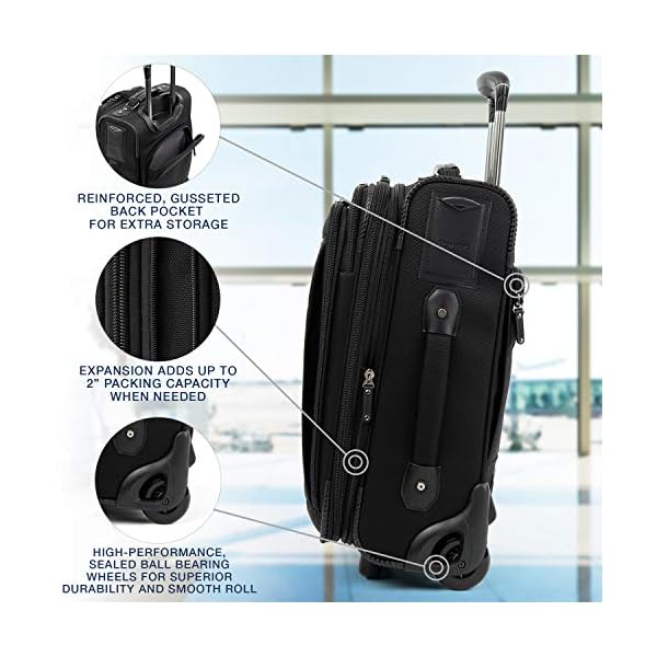 Travelpro Crew Expert Global Carryon Expandable Rollaboard (Jet Black