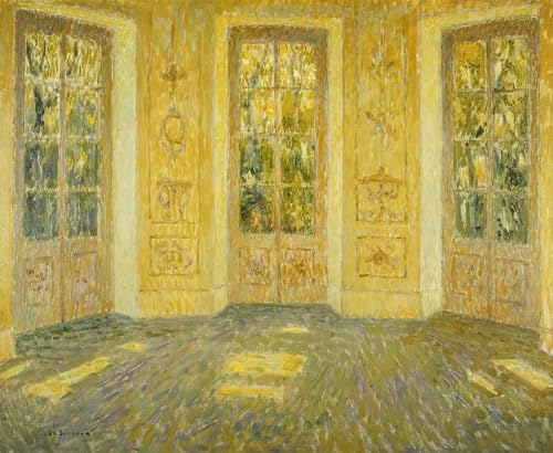 Impression d'art Art Tableau Fenêtres sur le Parc Le Sidaner toile haut de gamme 60x90cm