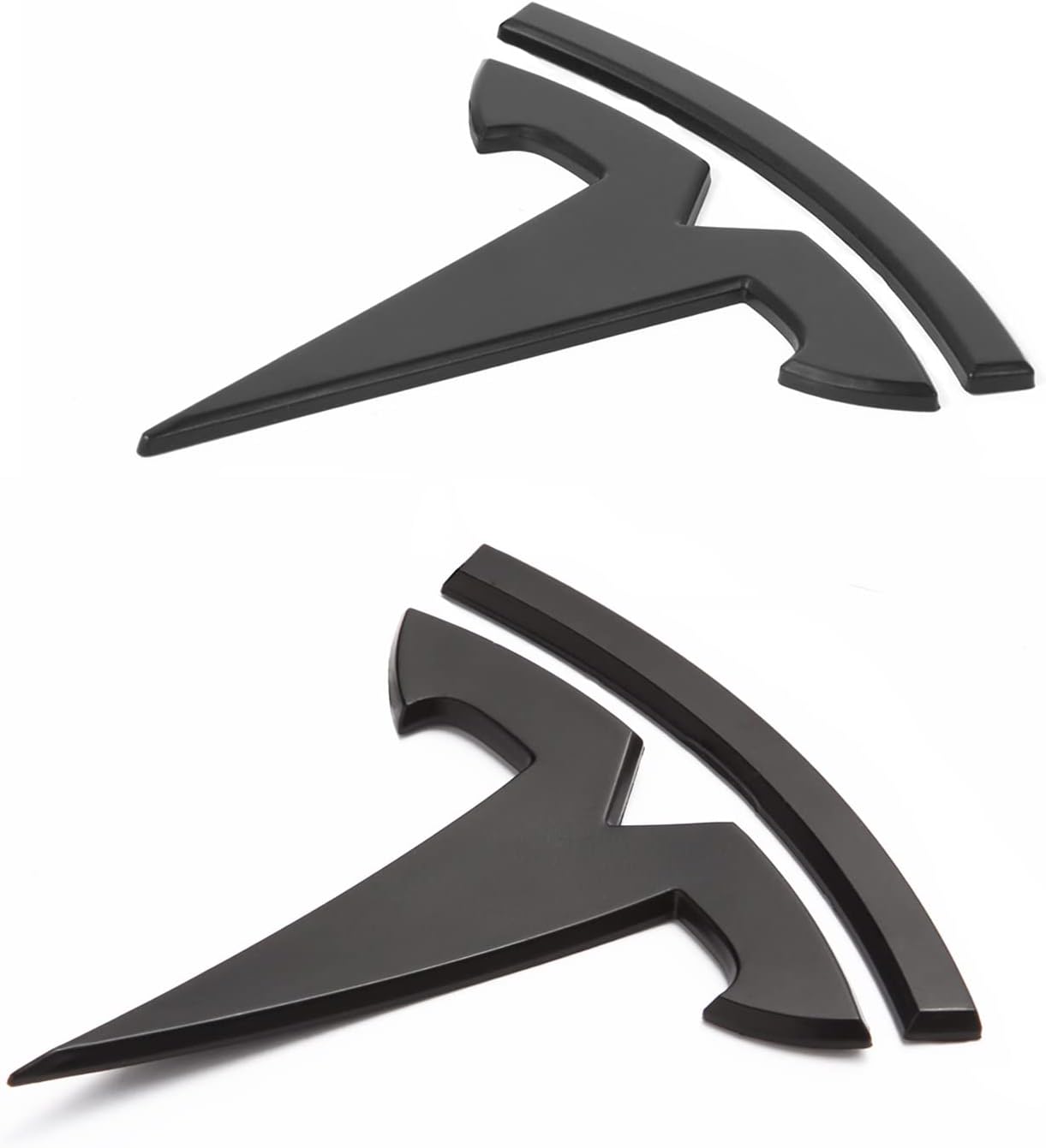 Emblem Accessories for Tesla Model 3 Logo Sticker 2023 2022-2017 Model 3 Decals (Black)