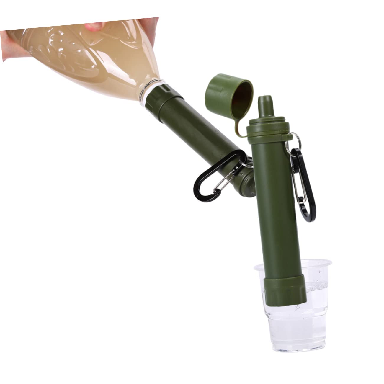 BESPORTBLE Lot De 3 Filtres À Eau Compacts Et Précis Pour Le Camping Sûrs Et Robustes Outil Pour L'extérieur