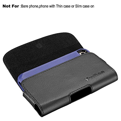 Yuzihan Fit For Iphone 13 Mini 12 Mini Iphone Se 2020 4.7 Inch Iphone 7 6S 6 8 Belt Holster Pouch Premium Leather Fit With Thick Defender Case/Protective Case/Hybrid Armor Case/Battery Case On #TOP3