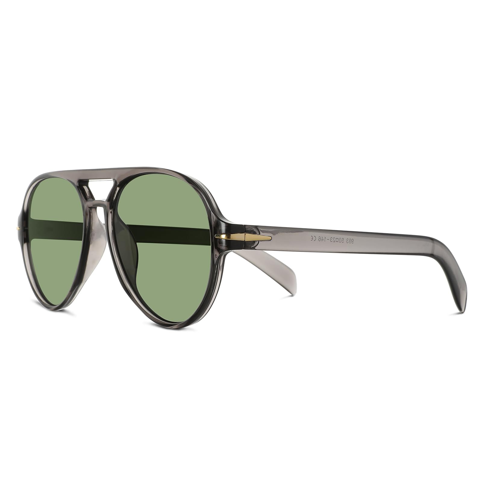 YOGFIT Retro Sunglasses for Women Men Trendy Fashionable Oversized Classic Shades Aviators Sunglasses