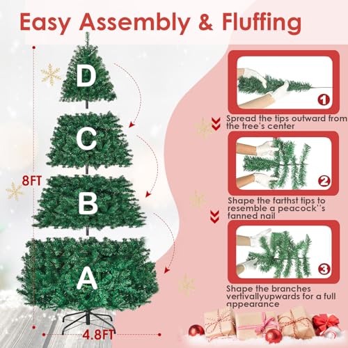 Dreamade CM20640 8Ft Prelit Christmas Tree thumb #3