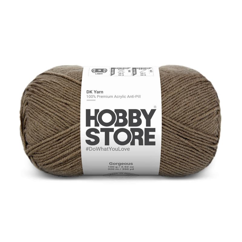 Image of DK Solid Yarn - Anti-Pill Acrylic Solid DK Yarn for Crochet & Knitting Everyday Essentials (1 ball /100 g) - Gorgeous 5008 | Magic Needles