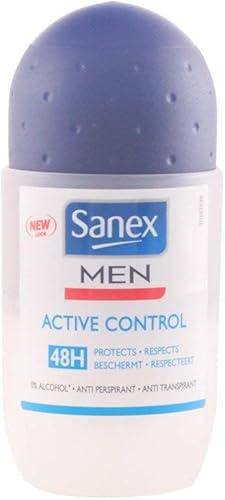 Sanex Active Roll-On Deodorant for Men 50ml | 48h Protection
