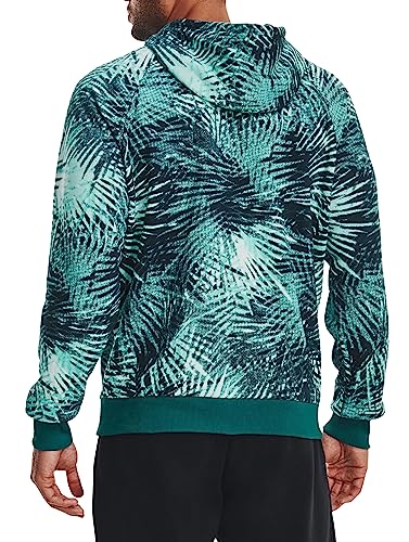 Under Armour Men's UA Rival Fleece Sport Palm Hoodie (as1, alpha, x_l, regular, regular, Cerulean/White - 452)2