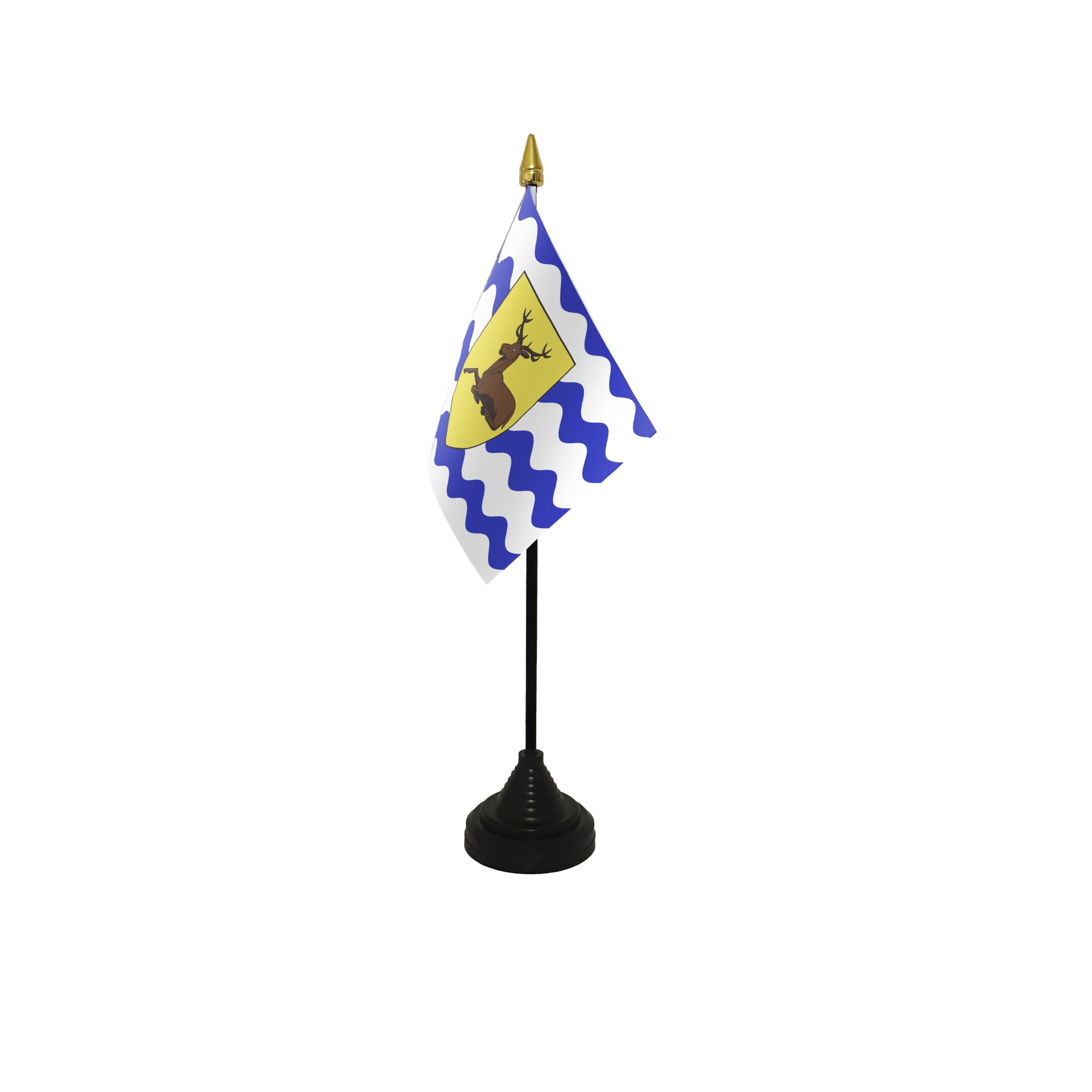 Flagtex Hertfordshire Small Table Flag With Black Base — image 1
