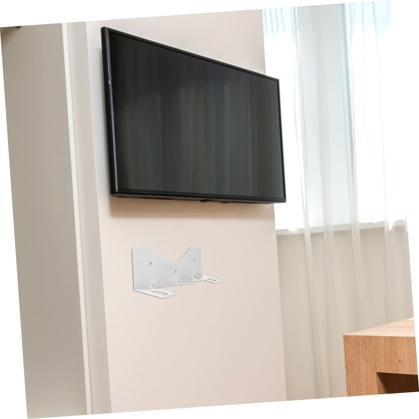 Supporto da Parete Protegge e Organizza in Ferro Bianco per Cuffie Vr Superficie Liscia e Controller Dispositivi Vr per Uso Quotidiano e Negozi