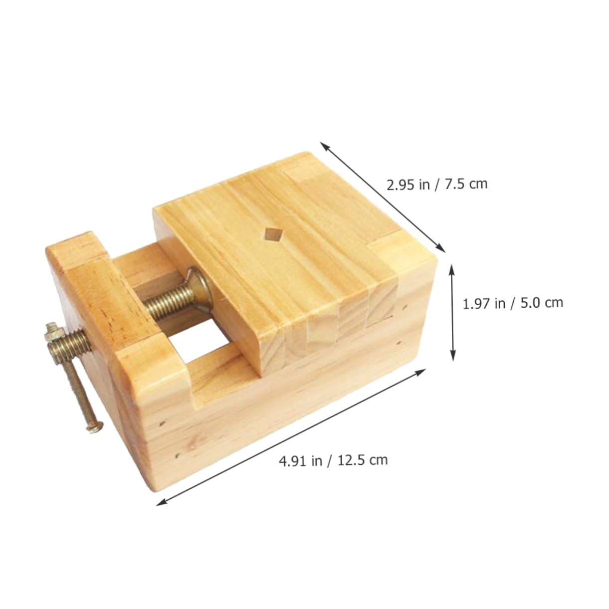 BEBEMOKO Pine Seal Engraving Bed Small Vise Vice Grips Pliers Mini Vise Woodworking Bench Vise Fixing Vise Seal Carving Bed Stamp Carving Kit Stone Carving Tools Woodworking Vise Jig Metal