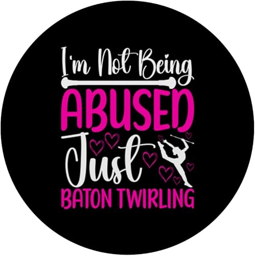 Miniatura 3 de Baton Twirling Outfit Majorette Baton Twirler Regalos PopSockets Estándar PopGrip