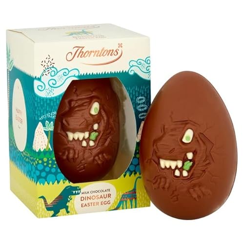 Easter Eggs for Kids Thorntons Kids Milk Chocolate Easter Egg (151g) (Dinosaur)