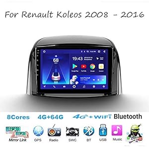Auto Radio Dubbel Din Auto Stereo voor Renault Koleos 2008-2016 GPS Navigatie Head Unit 9 Inch Digitale Multimedia…