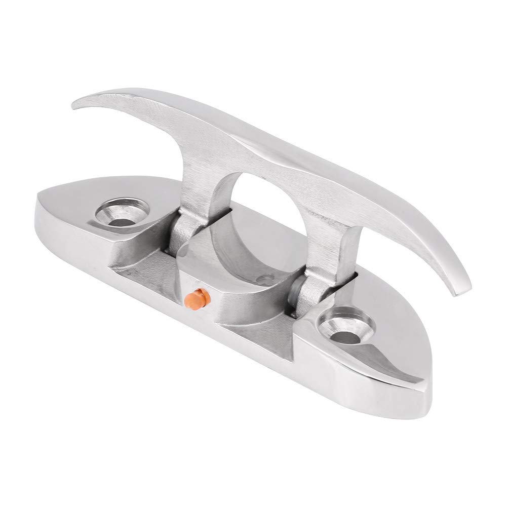 Ormeggio Per Kayak Bitta Pieghevole Per Barche In Acciaio Inox - 12 Cm, Per Ormeggio Di Kayak, Barche E Pontili Bitta Marina Dock Portatile