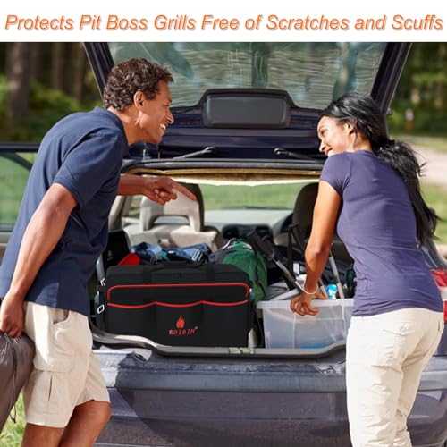Grill Carry Bag for Pit Boss Grills 75275 Two-Burner Portable Grill,Heavy Duty Waterproof Tabletop Griddle Cover for Pit Boss Griddle 75275 by EDIBIN - Image 6