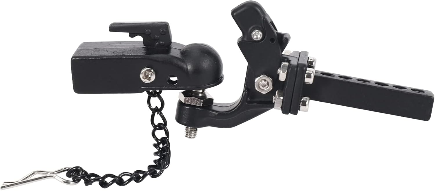 Metal Hitch Trailer Hook for SCX10 90046 TRX4 1/10 RC Crawler Car Remote Control Car Model for Baby Kid