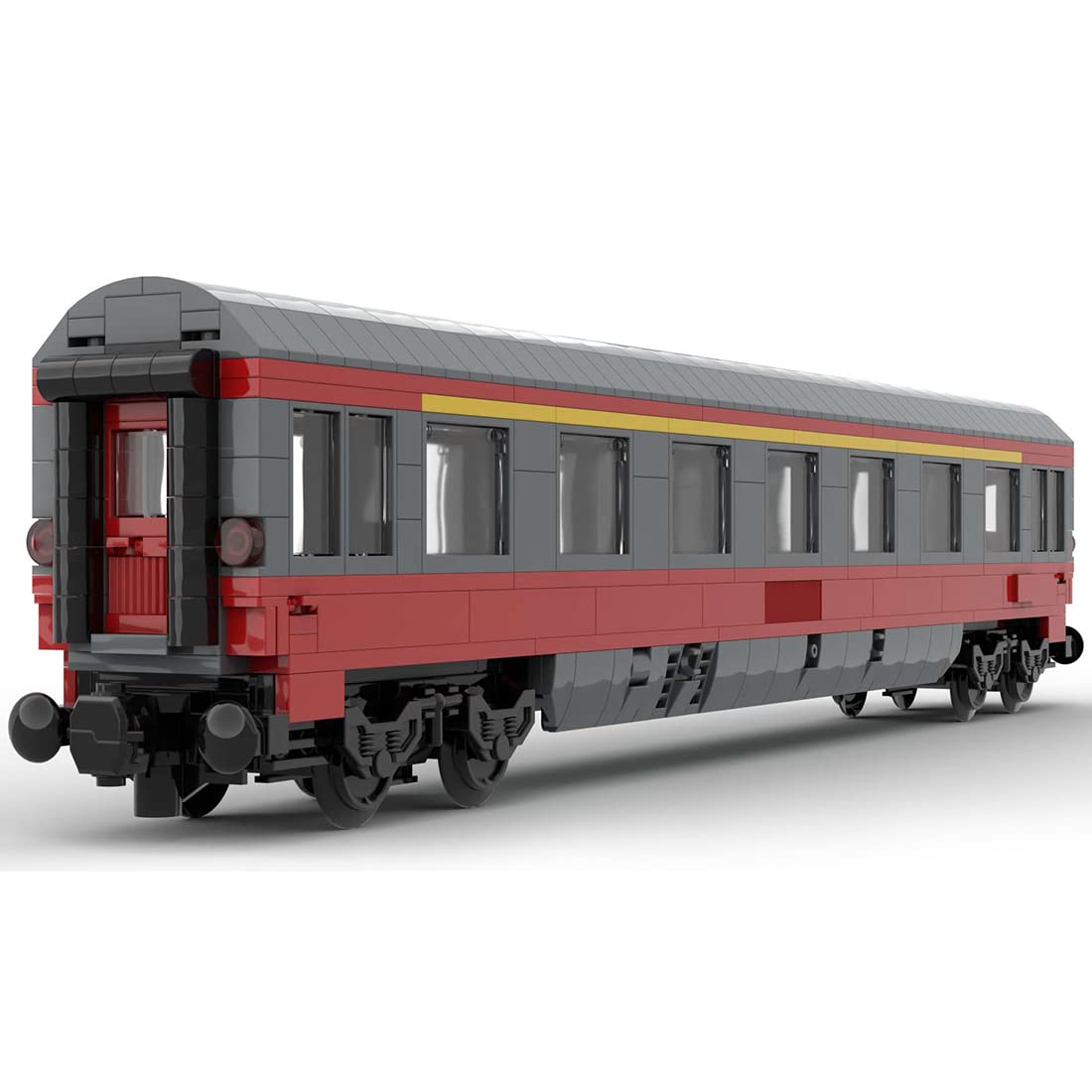 Tren de ingeniería bloques de construcción, 646 piezas, bloques de sujeción, juego de construcción de modelo, técnica de tren de mercancías, tren de mercancías, regalo para adultos