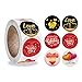 Cuore Rosso Adesivi, Rotolo Amore Cuore Pacchetto diario sigillante Scrapbooking Etichetta Adesiva Adesivo per Decorazione Regalo Scrapbooking/San Valentino/Anniversario (500 Pack)