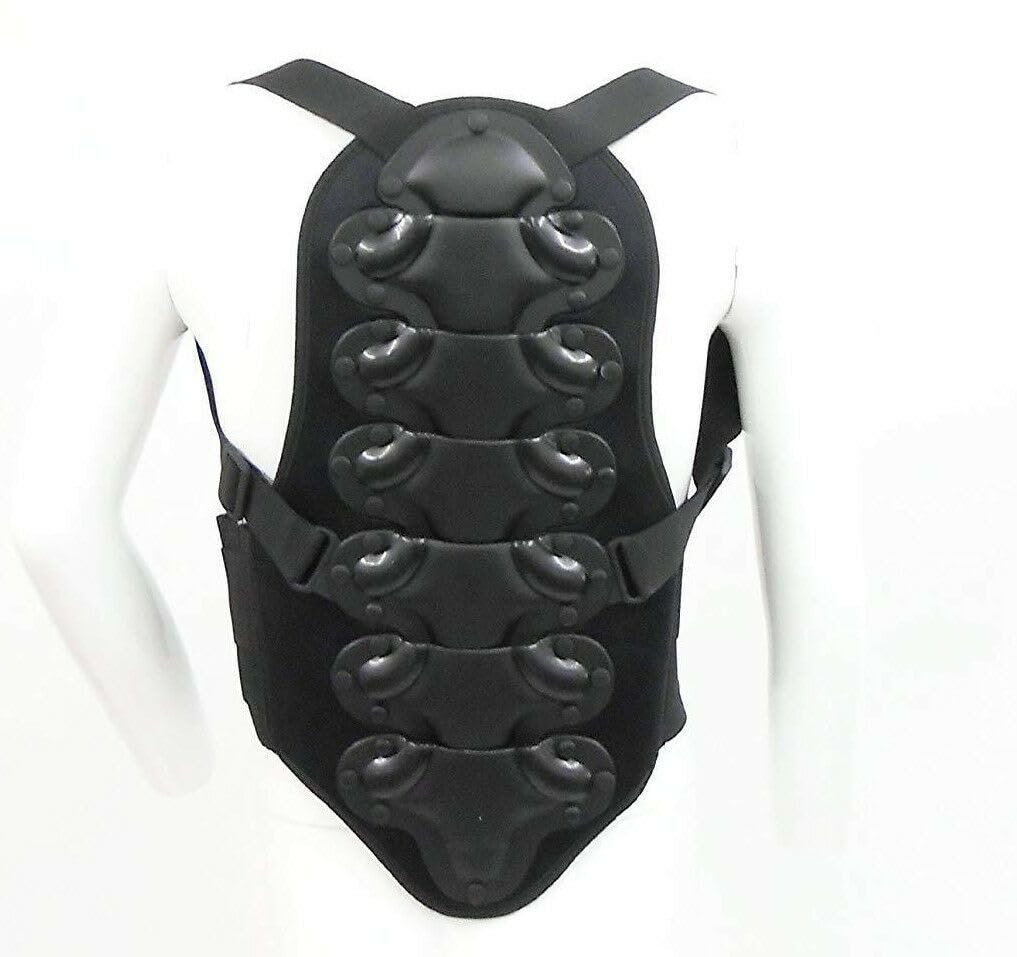 BI ESSE Paraschiena Moto protezione schiena protezione moto, traspirante, armatura regolabile, protettivo per motociclisti, ideale per motocross bici, sci, snowboard,downhill