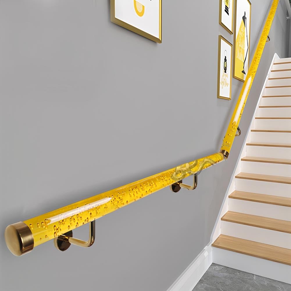 Main courante en acrylique pour sublimer le couloir et le loft