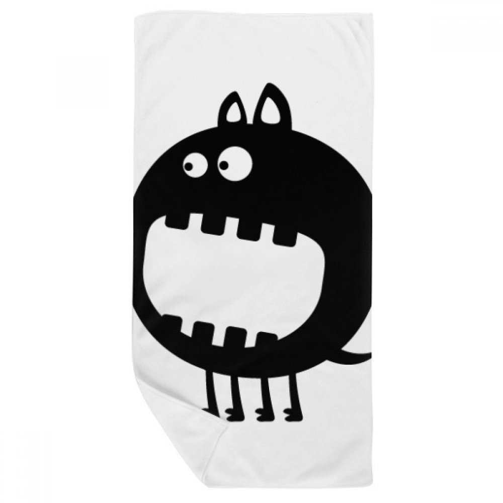 Serviette de bain univers alien pour le sport et la toilette quotidienne