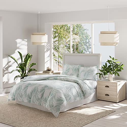 Juego de cama reversible Tommy Bahama contra el calor nocturno en tamaño Queen verde 4