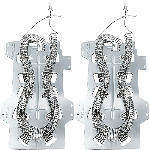 2 Pack DC47-00019A Dryer Heating Element Replacement for SAMSUNG DV45H7000EW/A2 DV40J3000EW/A2 DV42H5000EW/A3 DVE50M7450W/A3 DV42H5200EW/A3 DV48H7400EW/A2 By TOMOON