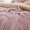 Bedsure GentleSoft Pink Fleece Blanket for Couch - Cozy Soft Blankets for Women, Cute Small Throws for Girls, 50x70 Inches #4