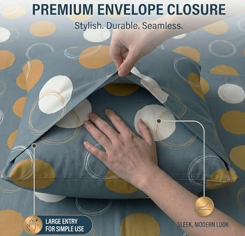 Image of VAS COLLECTIONS Cotton Pillow Cover Set of 2 (17x27 Inches) | Ultra Soft Breathable Pillow Cases for Bed | Skin Friendly, Fade Resistant & Comfortable Pillow Covers for Bedroom Decor (Grey)