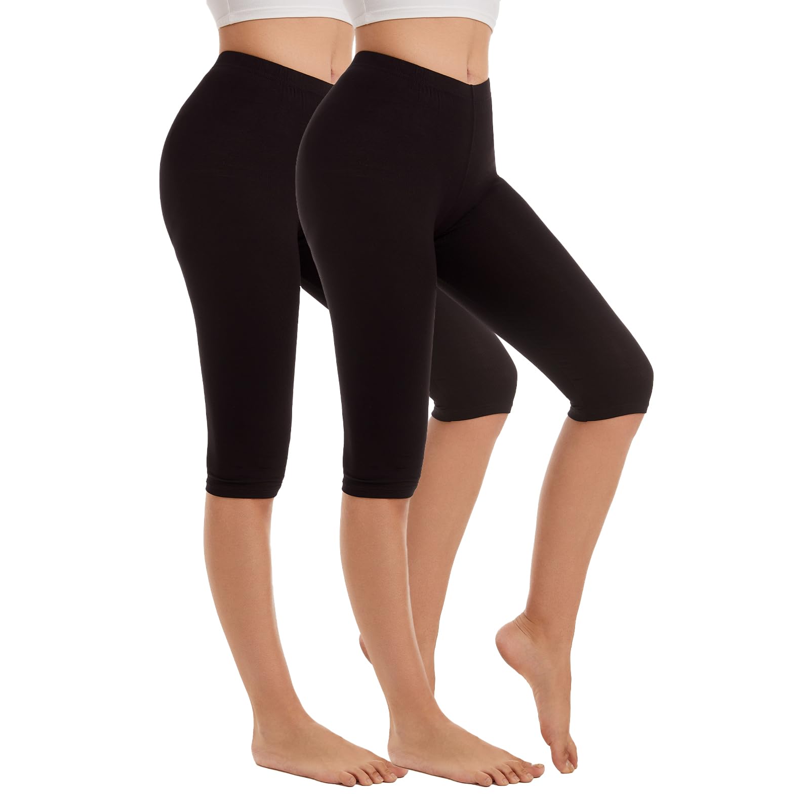 Lush Moda Extra Soft Leggings - High Waist Yoga Pants, Mocha, Plus Size Friendly