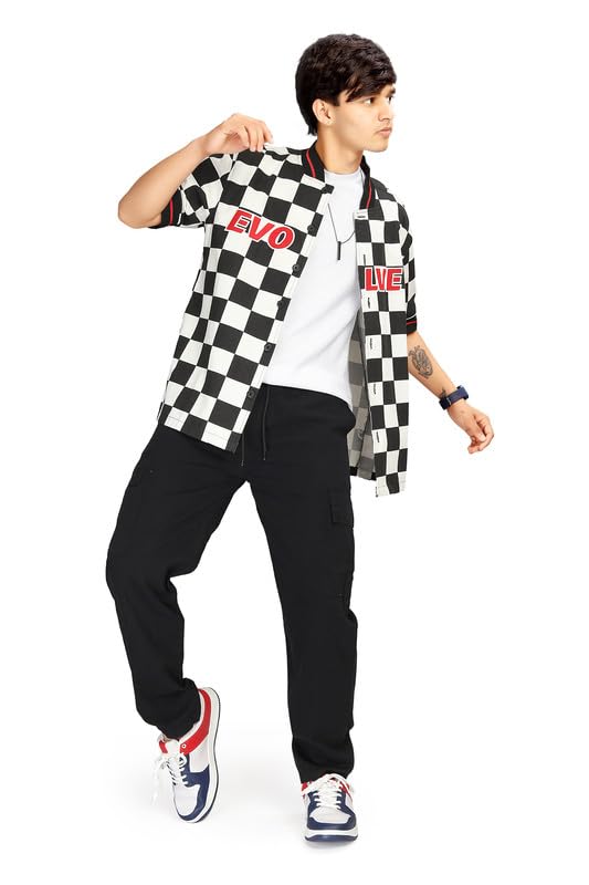 Image of Boys Cotton Basic Cargo Jogger Pants - Slim Fit - Available in L and XL