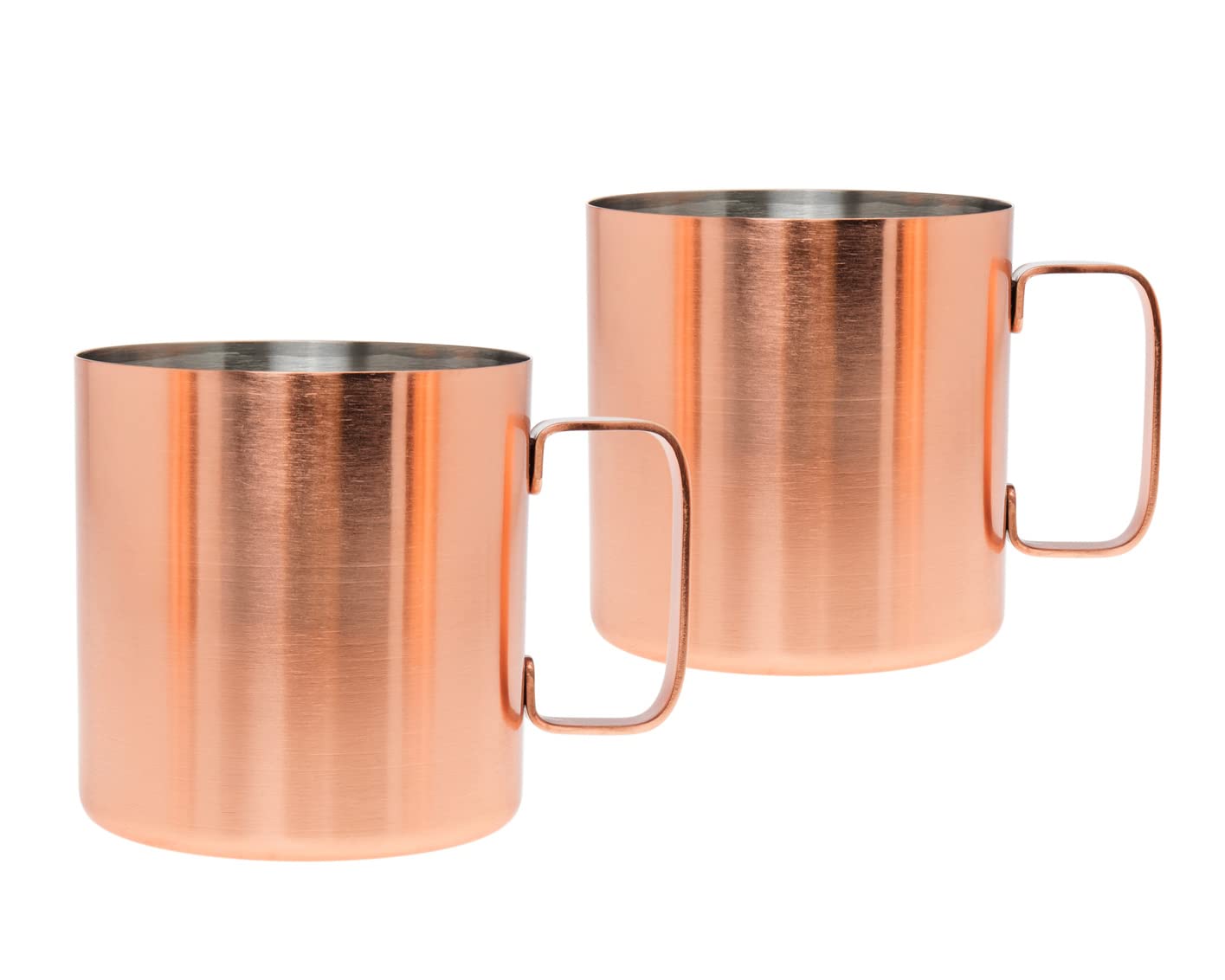Amazon.com: Godinger Stainless Steel Blush Copper Mug, Set of 2