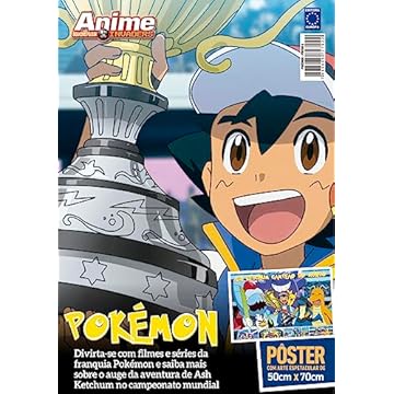 Capa do livro Superpôster Anime Invaders - Pokémon - Arte A - Ash Ketchum Campeão Mundial
