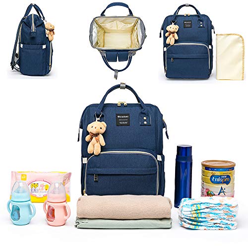 Bolsa Mochila Maternidade Madami Original Multifuncional Espaçosa C/Gancho para carrinho e Trocador