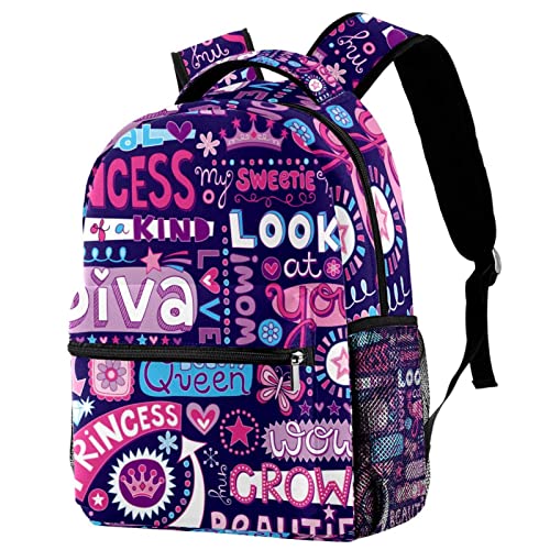 Sac à dos de voyage violet avec porte-bouteille campus