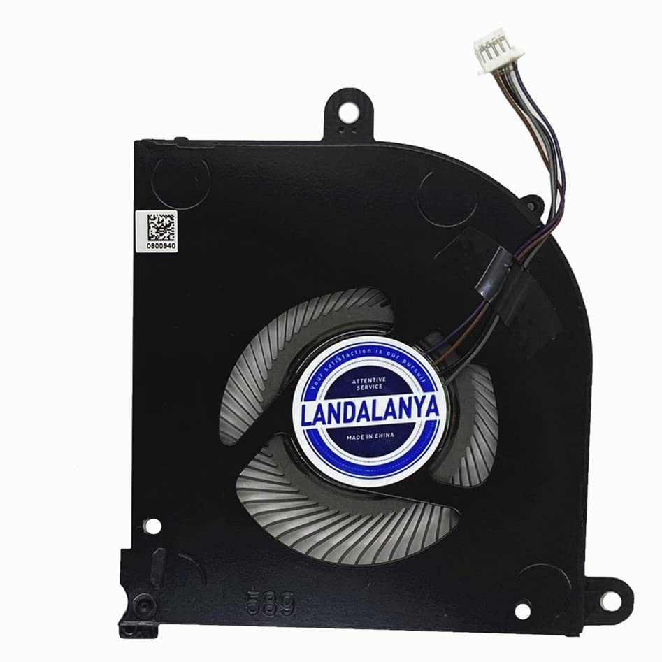 Image of Replacement New CPU and GPU Cooling Fan for MSI Stealth 15M A11UEK 15M A11UEK-009 15M A11UEK-280 15M-A11UEKV 15M-A11SEK 15M-A11SDK MS-1562 MS-1563 Series BS5405HS-U4X BS5405HS-U4W DC5V
