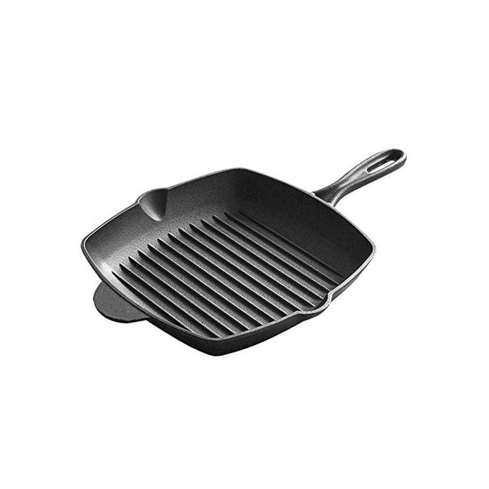 Antihaftbeschichtete Steak-Bratpfanne Aus Gusseisen, Steak-Grillpfannen, Bratpfannengriff For Die Küche, Braten, Kochen Von Steak, For Zuhause, Camping Oder Wohnwagen