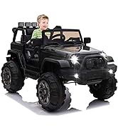 OTTARO Kids Ride on Truck, Children Electric Ride on Car w/Parent Remote Control, 12V Battery Pow...