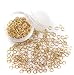 ALL in ONE 15 Gram/300pcs 4mm Gold Plated Open Jump Ring with 5 Gram Storage Box