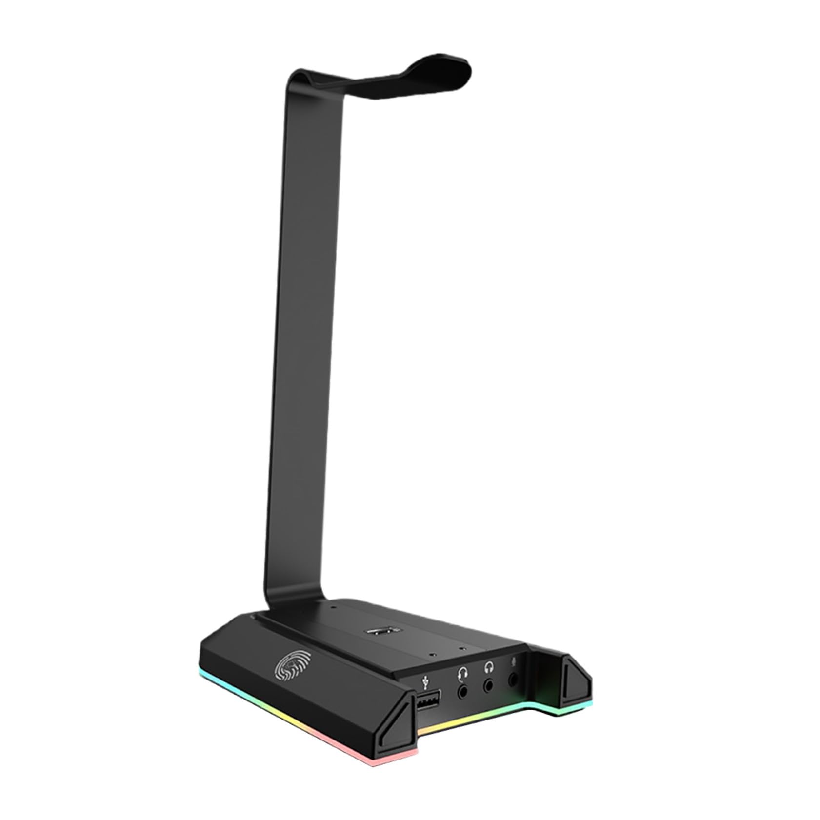SOIMISS Supporto per Cuffie da Gioco da Tavolo in Abs Nero | Porta Cuffie Porta USB ad Alta Potenza, Compatibilità Multiuso, per Altri Dispositivi e Telefono