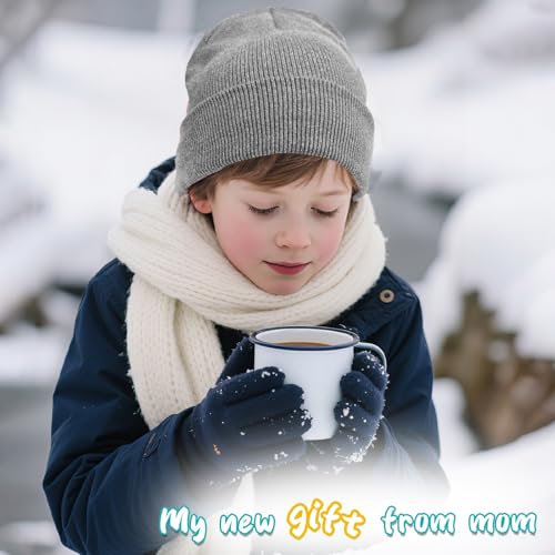 Image of ZOORON Kids Beanie Boys Girls Beanies Children Winter Hats Children Knit Warm Caps Kids Soft Beanie Cap