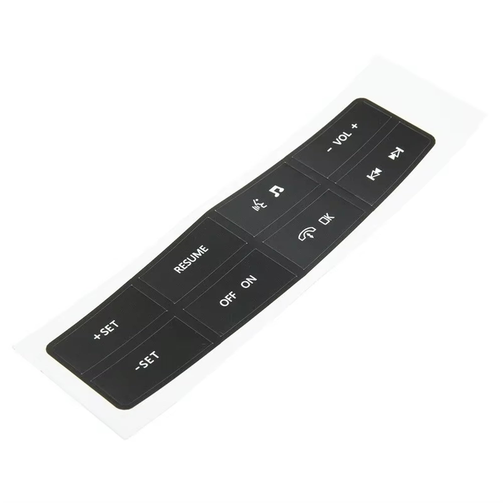 Dash Button Sticker Compatible with for Mustang 2010 2011 2012 Steering Wheel Control Button Worn Peeling Repair Kit Decals Stickers Car Accessories