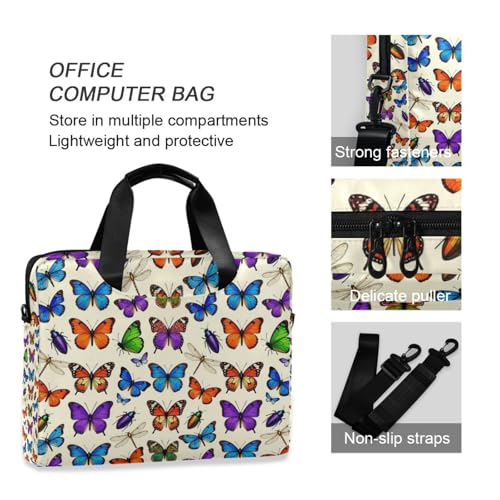Maletín portátil para laptop 15.6 pulgadas con asa y correa miniatura 6