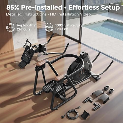Image of ZIWWVY Elliptical Exercise Machines, Elliptical Machines for Home Use, Elliptical Training Machines