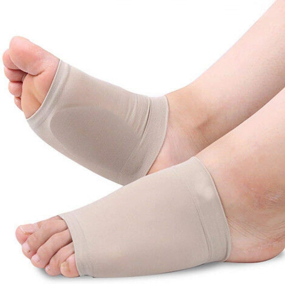 Pedimend Fallen Collapsed Arches Flat Feet Insoles | Plantar Fasciitis Socks | Orthotic High Arch Silicone Gel Support | Foot Pain Relief