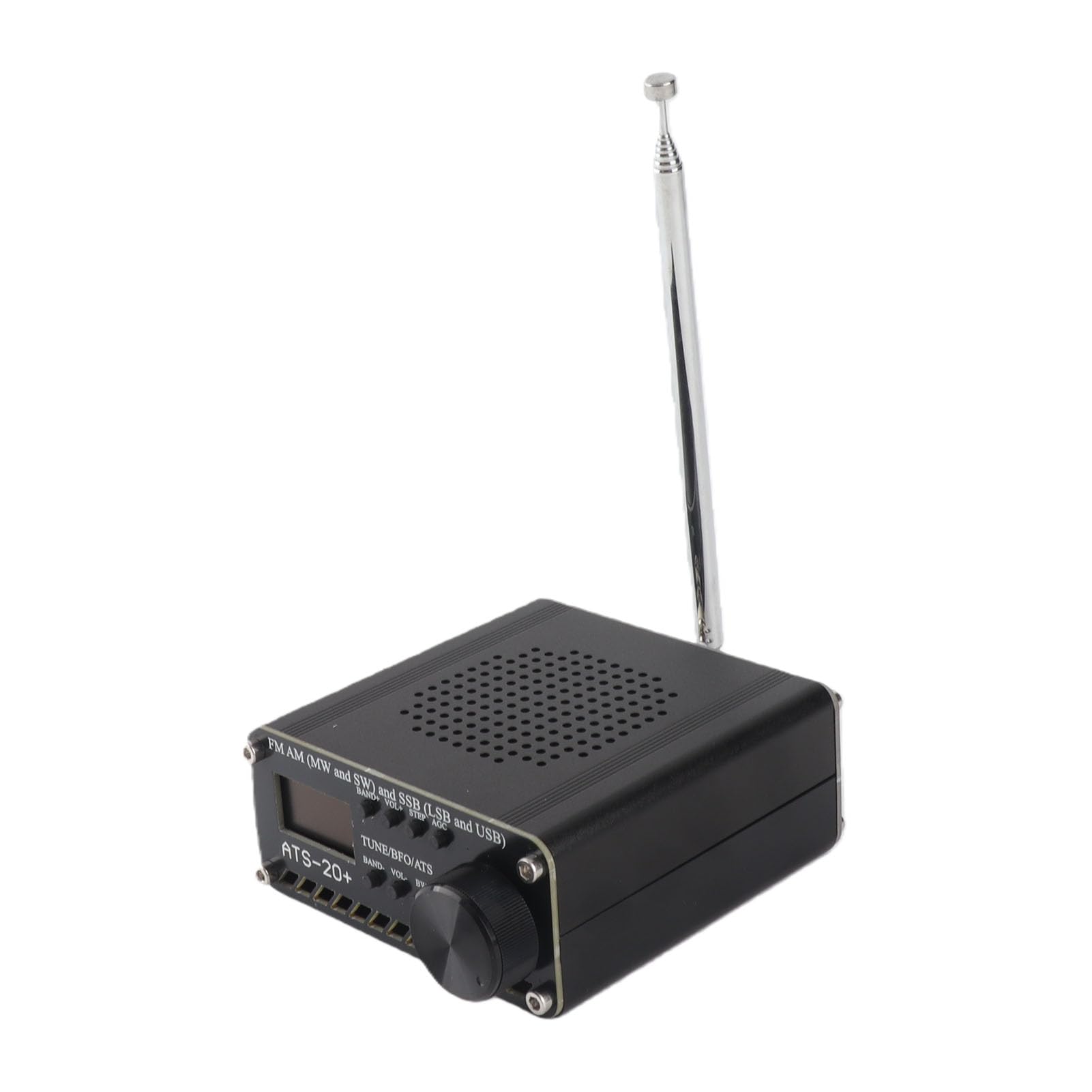Vollband-Funkempfänger, Weltband-Digitalempfänger, Tragbarer FM AM MW SW und SSB LSB USB-Handfunkgerät mit Antenne