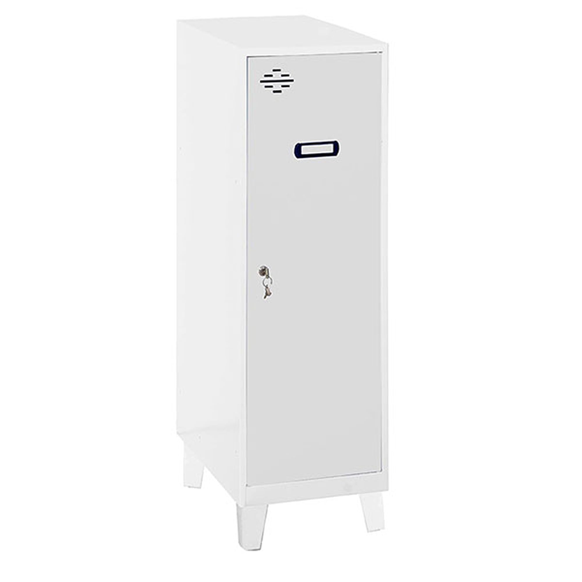 Simonrack Armadietto Spogliatoio Metallico Piccolo, 1015x400x500 mm, Grigio/Scuro, 1015x400x500