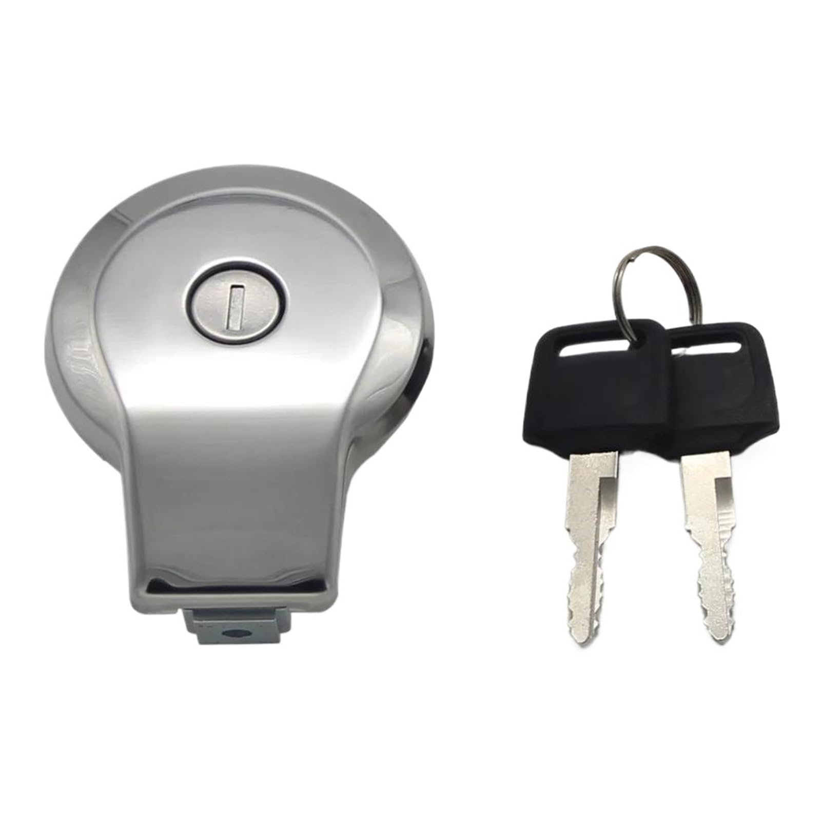 Tapón De Depósito Combustible con Cerradura Y Llaves (Aluminio) para Motocicletas para Yam&AHA XS400 XJ550 XJ650 XJ700 XJ750 XJ1100 SR250G SR185H
