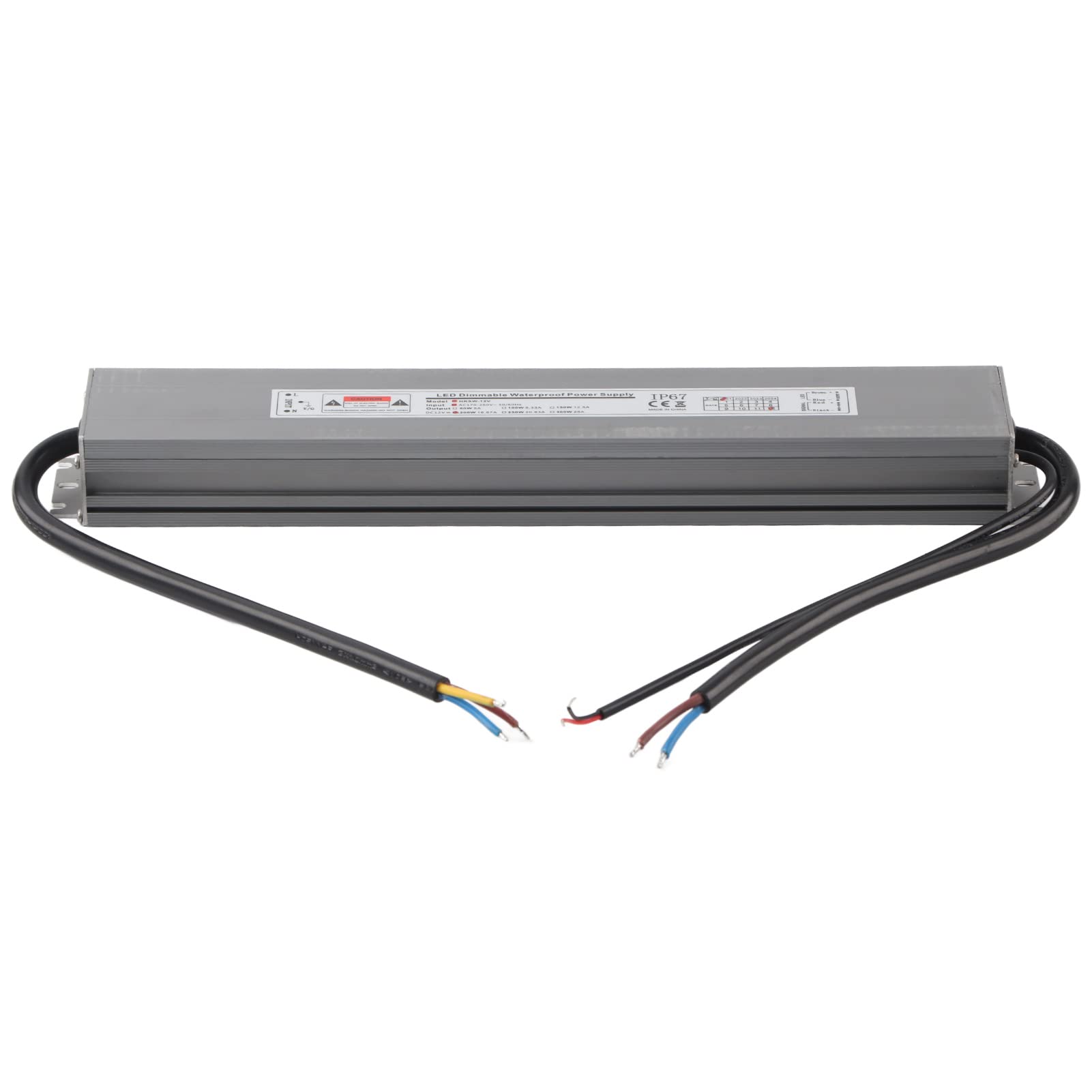 SEAFRONT Alimentatore LED Dimmerabile 2 in 1, Dimmerabile SCR 0-10 V Impermeabile, Uscita 200 W per Strisce Luminose LED e Illuminazione Commerciale