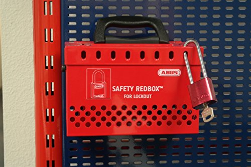 Image of Lockout Padlock, Keyed Alike, Aluminum, Red, 3 in Shackle Height, 1 9 /16 in Body Width - 1 Each
