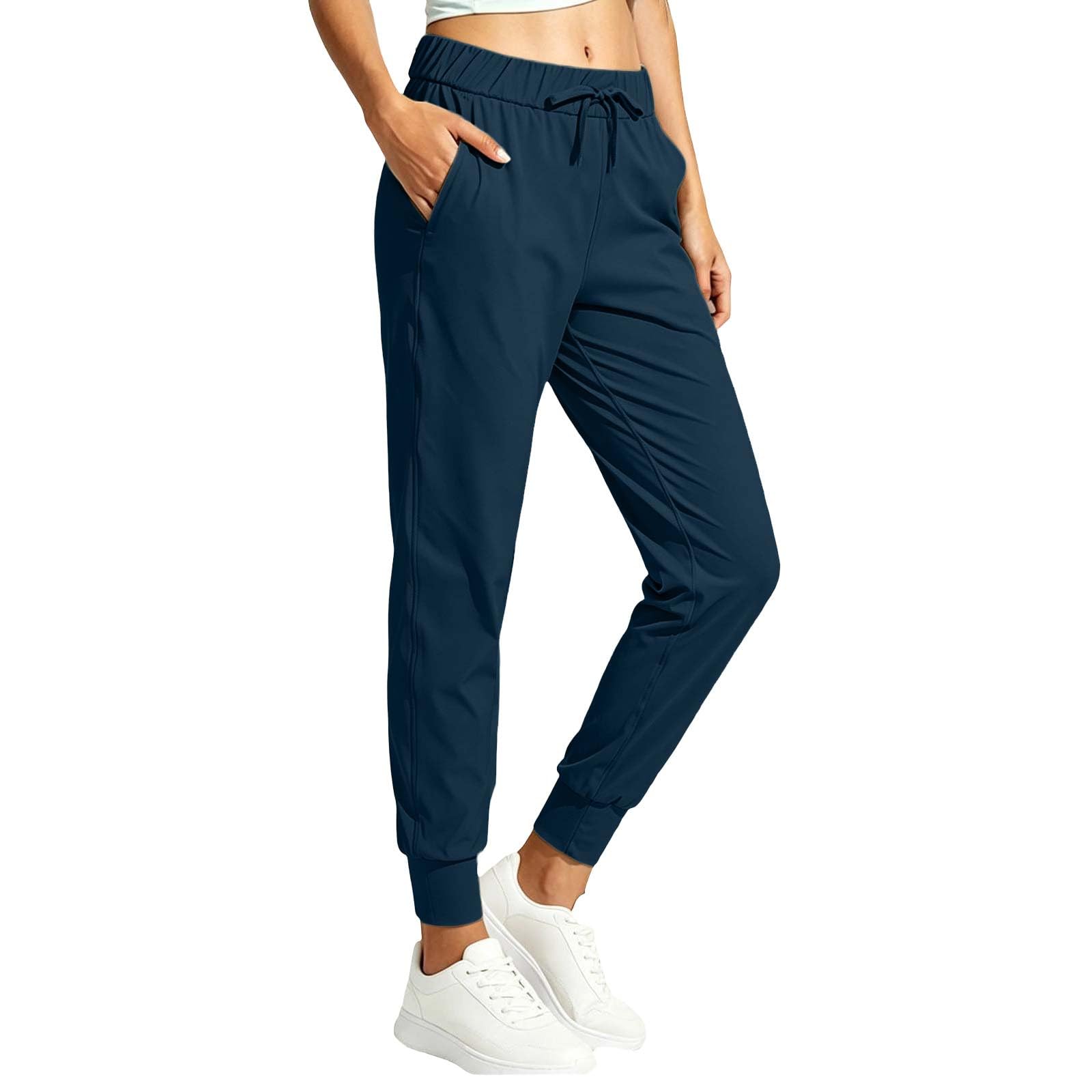 Active Stretch Pants for Women Comfy Fit Ice Silk Quick Dry Breathable Hiking Pants Elast…